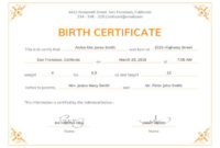 005 Official Birth Certificateplate Or Full Uk With Texas throughout Editable Birth Certificate Template