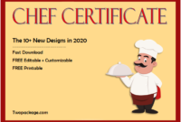 10+ Chef Certificate Templates Free Download regarding Best Chef Certificate Template Free Download 2020