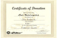10+ Donation Certificate Templates | Free Printable Word with Donation Certificate Template Free 14 Awards