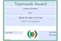 10 Free Efficiency Award Certificate Templates – Ms Office Guru with Free Teamwork Certificate Templates