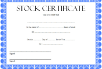 10+ Free Stock Certificate Template Microsoft Word Ideas pertaining to Unique Free 10 Certificate Of Stock Template Ideas