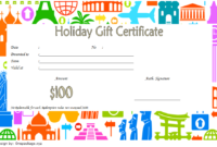 10+ Holiday Gift Certificate Template Free Ideas regarding Quality Holiday Gift Certificate Template Free 10 Designs
