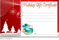 10+ Holiday Gift Certificate Template Free Ideas with Fresh Happy New Year Certificate Template Free 2019 Ideas