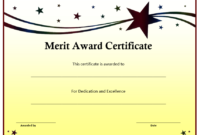 10+ Merit Certificate Templates | Word, Excel & Pdf intended for Quality Merit Certificate Templates Free 10 Award Ideas