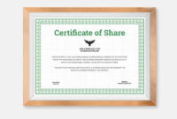 10+ Share Certificate Examples – Pdf, Docs | Examples with New Template Of Share Certificate