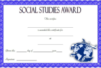10+ Social Studies Certificate Templates Free Download regarding New Social Studies Certificate Templates