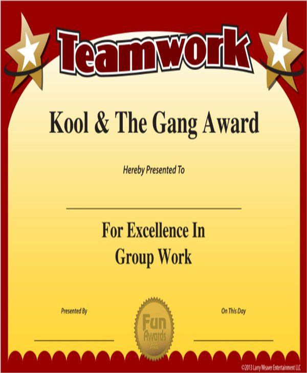 10+ Team Certificate Templates | Free Printable Word &amp; Pdf inside Unique Free Teamwork Certificate Templates 10 Team Awards
