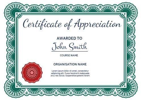 100+ Certificate Of Appreciation Templates To Choose From intended for New Certificates Of Appreciation Template