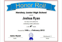 11+ Certificate Of Honor Templates | Free Printable Word for Unique Certificate Of Honor Roll Free Templates