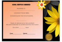 12+ Free Long Service Award Certificate Samples (Wordings intended for Long Service Award Certificate Templates