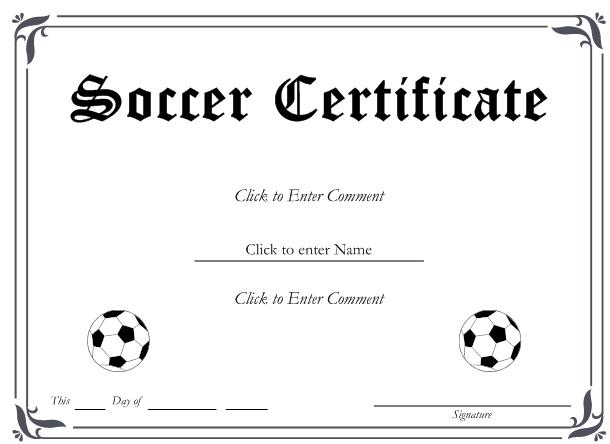 13+ Soccer Award Certificate Examples - Pdf, Psd, Ai regarding Best Soccer Certificate Template Free
