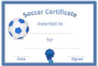 13+ Soccer Award Certificate Examples – Pdf, Psd, Ai throughout Soccer Certificate Templates For Word