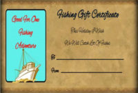 14 Free Printable Fishing Gift Certificate Templates [Best pertaining to Best Fishing Gift Certificate Editable Templates