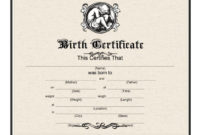 15 Birth Certificate Templates (Word & Pdf) – Free Template in Best Birth Certificate Templates For Word