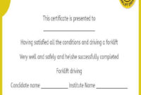 15+Forklift Certification Card Template For Training intended for Best Forklift Certification Template