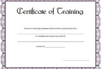 17 Free Training Certificate Templates – Free Word Templates for Quality Training Certificate Template Word Format