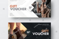 17+ Gym Gift Voucher Templates – Free Photoshop Vector Downloads for Best Free 10 Fitness Gift Certificate Template Ideas