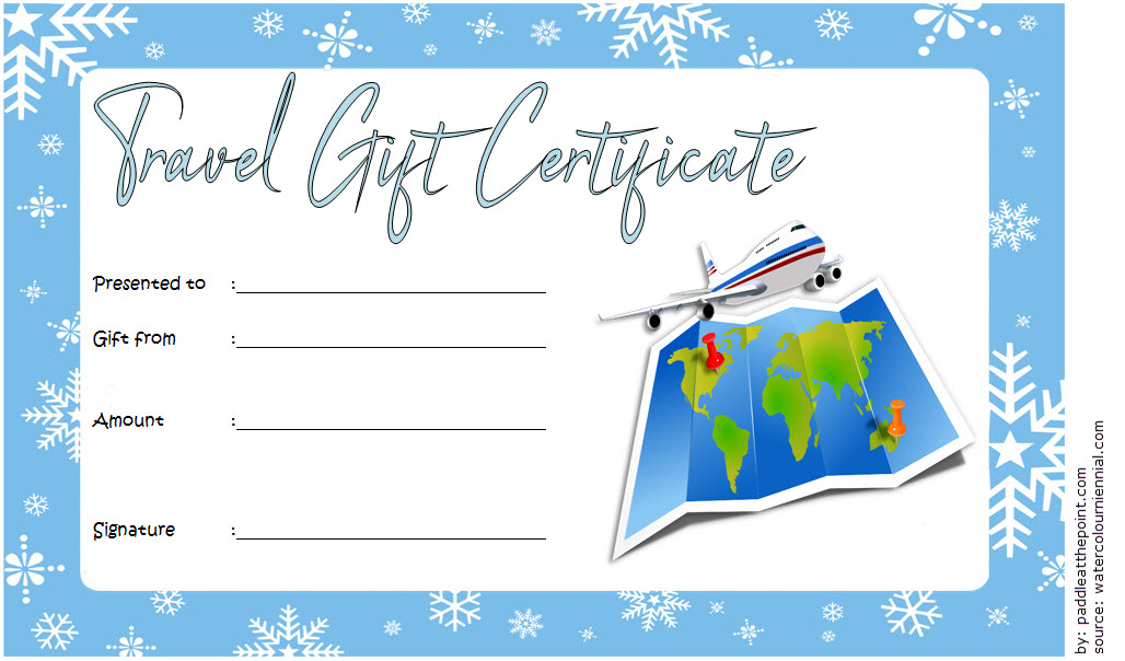 17+ Travel Gift Certificate Template Ideas Free in Best Travel Certificates 10 Template Designs 2019 Free