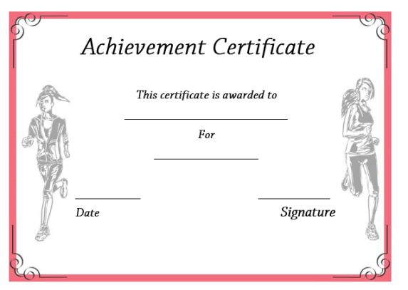 19 Athletic Certificate Templates For Schools &amp;amp; Clubs (Free intended for Athletic Certificate Template
