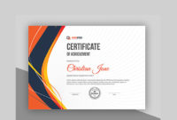 19 Most Creative Certificate Design Templates (Modern Styles with New Design A Certificate Template