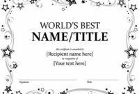 20 Best Free Microsoft Word Certificate Templates (Downloads pertaining to Free Certificate Templates For Word 2007
