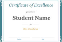 22 Best Free & Premium Google Docs Certificate Template throughout Fresh Free Student Certificate Templates