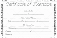 22+ Editable Marriage Certificate Templates (Word And Pdf with Unique Marriage Certificate Editable Templates
