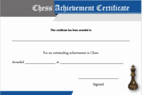 23 Free Printable Chess Certificates You Can Use For Chess in Unique Chess Tournament Certificate Template Free 8 Ideas