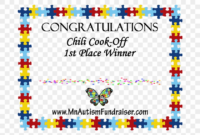24 Images Of 1St Place Certificate Template Chili Cook with regard to Chili Cook Off Certificate Template