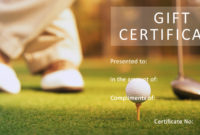 27 | Gift Certificate Templates | Gift Certificate Factory regarding Best Golf Gift Certificate Template