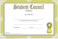 2Nd Student Council Award Certificate Template Free In 2020 in Student Council Certificate Template Free