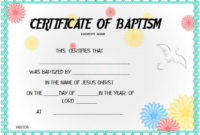 30+ Baptism Certificate Templates – Free Samples (Word within Baptism Certificate Template Word