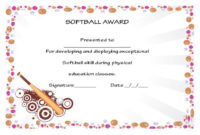 39+ Free Softball Award Certificates Templates – Ideas And pertaining to Free Softball Certificate Templates
