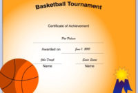 4 Sample Basketball Tournament Certificate Templates in Basketball Tournament Certificate Template
