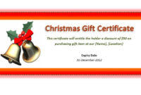 41 Free Gift Certificate Templates In Ms Word And In Pdf Format with Fresh Printable Gift Certificates Templates Free