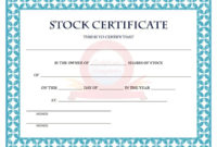 41 Free Stock Certificate Templates (Word, Pdf) – Free for Editable Stock Certificate Template