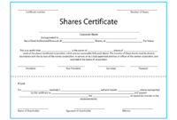41 Free Stock Certificate Templates (Word, Pdf) – Free intended for Free Stock Certificate Template Download