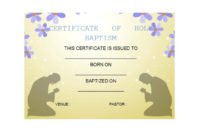 47 Baptism Certificate Templates (Free) – Printable Templates in Free 24 Martial Arts Certificate Templates 2020
