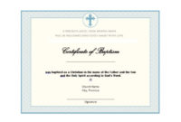 47 Baptism Certificate Templates (Free) – Printable Templates throughout Baptism Certificate Template Word Free