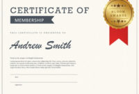5 Certificate Of Membership Templates [Free Download] | Hloom with Llc Membership Certificate Template Word