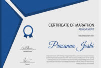 5+ Marathon Certificates – Psd & Word Designs | Design within Quality Marathon Certificate Templates