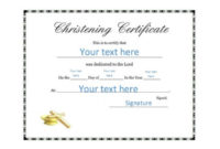 50 Free Baby Dedication Certificate Templates – Printable for Unique Baby Dedication Certificate Template
