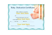 50 Free Baby Dedication Certificate Templates – Printable with Free Printable Baby Dedication Certificate Templates