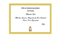 50 Free Certificate Of Recognition Templates – Printable for New Employee Recognition Certificates Templates Free