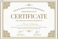 50 Multipurpose Certificate Templates And Award Designs For intended for Chef Certificate Template Free Download 2020