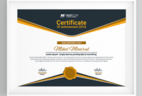 50 Multipurpose Certificate Templates And Award Designs For intended for Unique High Resolution Certificate Template