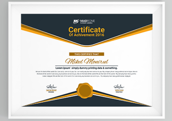 50 Multipurpose Certificate Templates And Award Designs For with Best Professional Certificate Templates For Word