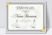 50+ Perfect Vintage Elegant Certificate Template Template for Hip Hop Certificate Template 6 Explosive Ideas
