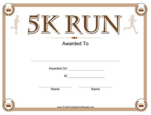 5K Run Certificate Template Download Printable Pdf within 5K Race Certificate Templates