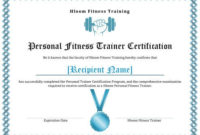 7 Training Certificate Templates [Free Download] | Hloom regarding Unique Physical Fitness Certificate Template Editable